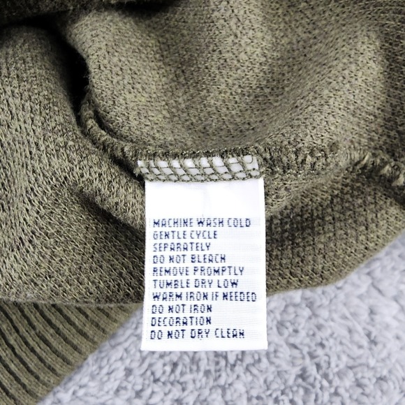 Polo Ralph Lauren Sweater Mens XXL Green 1/4 Zip Pullover Elbow Patches Pony - Picture 9 of 10